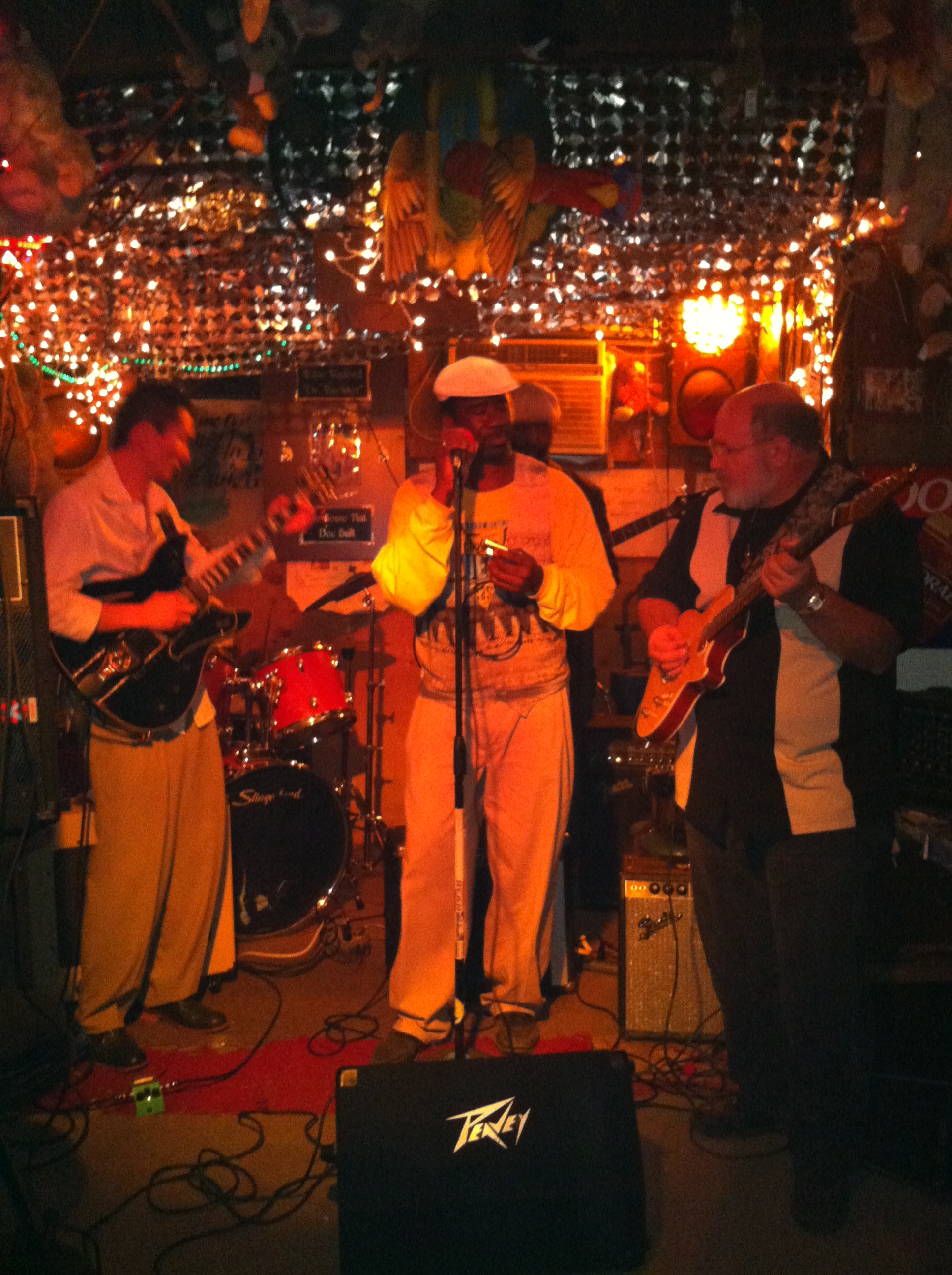 PHOTO:  Terry "Harmonica" Bean performs at Po’ Monkey’s Lounge.